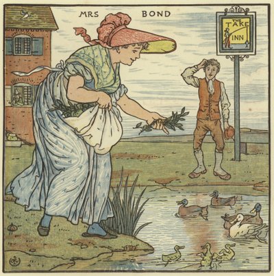 ボンド夫人 作： Walter Crane